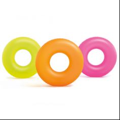 INTEX 59262 Ban Renang Neon Frost Tubes Swim Ring 91cm